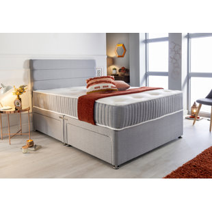 Mccloud bumper deals suede divan bed